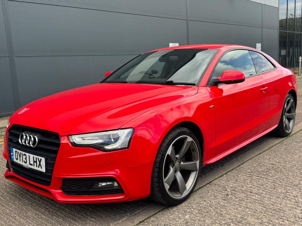 Audi A5 2.0 Tdi Black Edition Quattro Euro 5 Ss OY13LHX Red #4