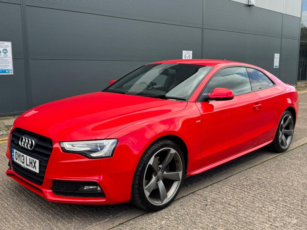 Audi A5 2.0 Tdi Black Edition Quattro Euro 5 Ss OY13LHX Red #2