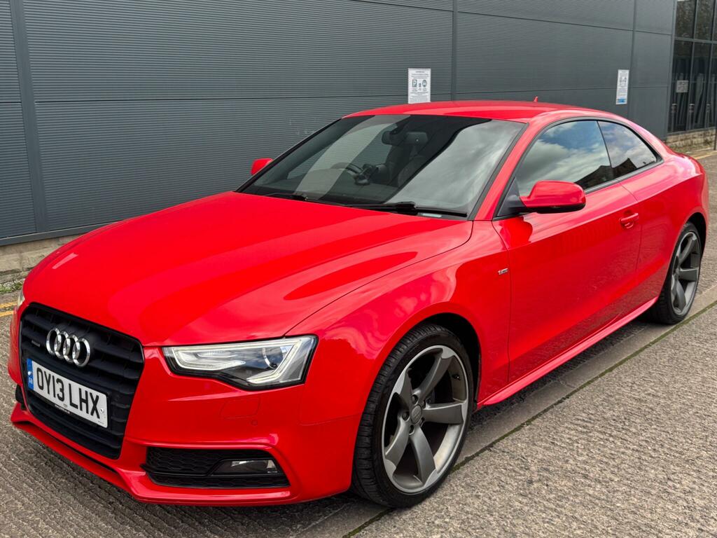 Audi A5 2.0 Tdi Black Edition Quattro Euro 5 Ss OY13LHX Red #3