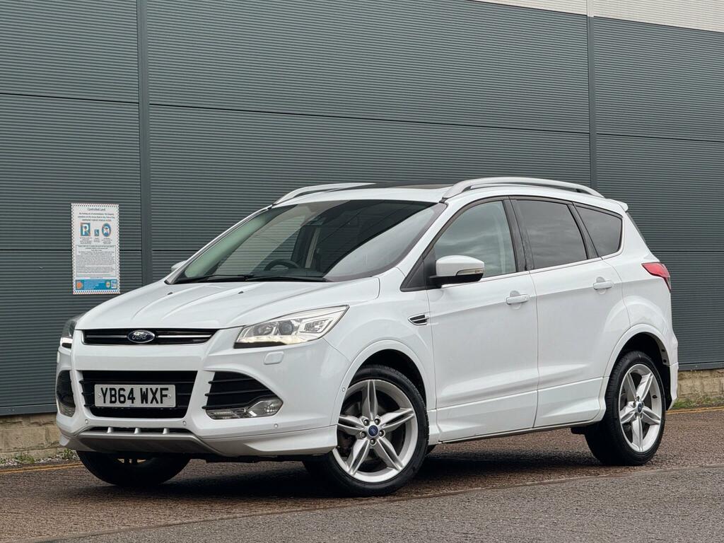 Ford Kuga 2.0 Tdci Titanium X Sport 2Wd Euro 6 Ss YB64WXF White #3