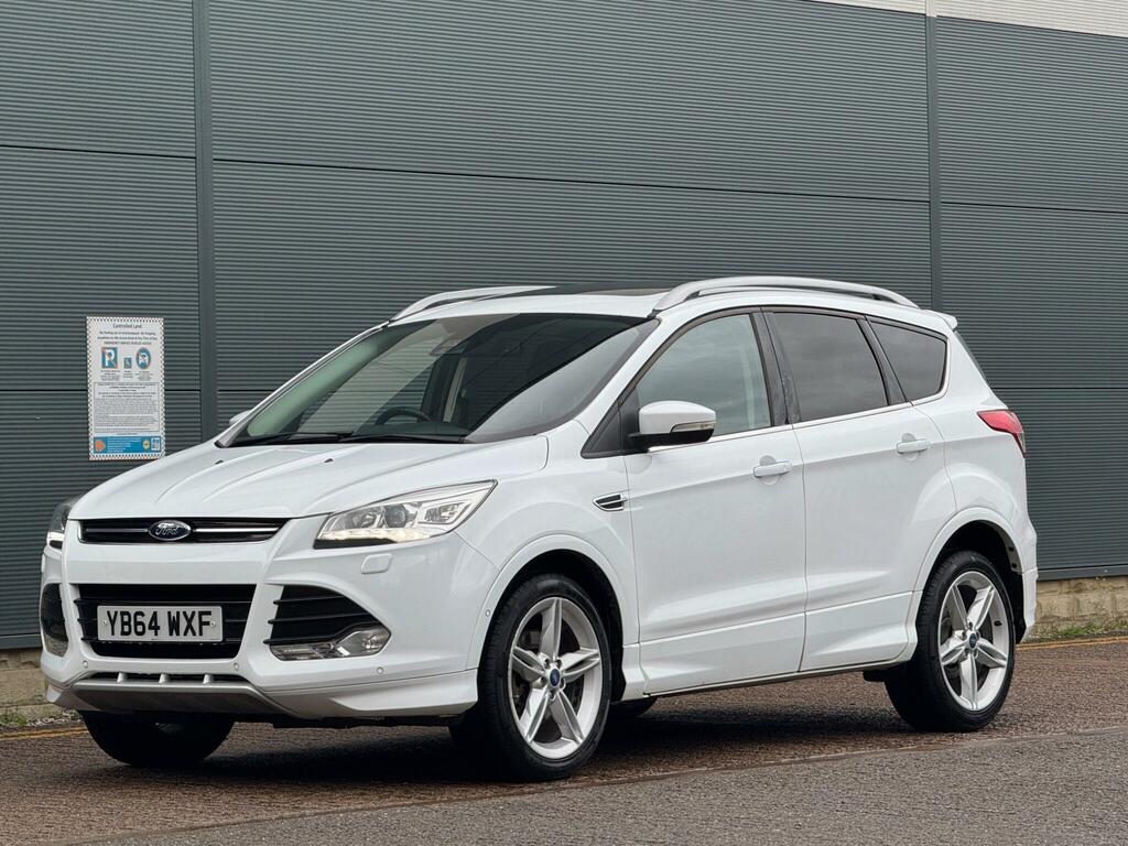 Ford Kuga 2.0 Tdci Titanium X Sport 2Wd Euro 6 Ss YB64WXF White #4
