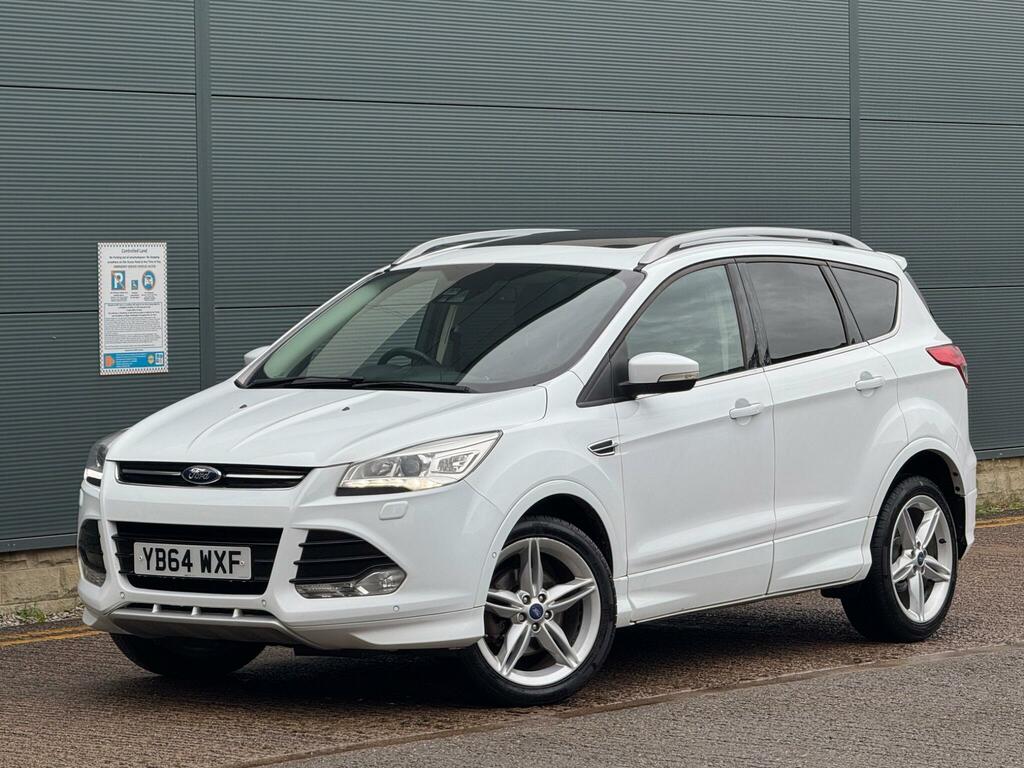 Ford Kuga 2.0 Tdci Titanium X Sport 2Wd Euro 6 Ss YB64WXF White #2