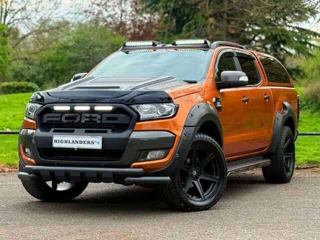Ford Ranger 2017 3.2 Tdci Wildtrak Raptor Kit Pickup Double Ca Orange