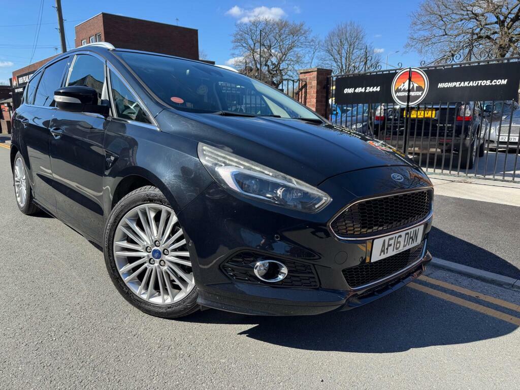 Ford S-Max 2.0T Ecoboost Titanium Sport Euro 6 S S Black