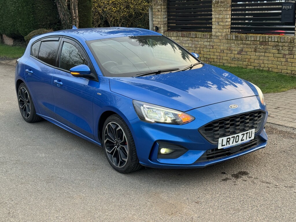 Ford Focus Hatchback 1.0 T Ecoboost St-line X 202070 LR70ZTU Blue #5
