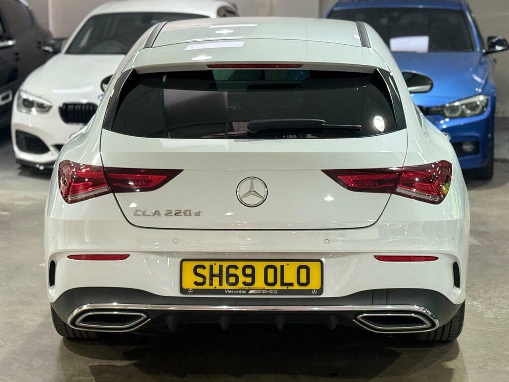 Mercedes-Benz CLA Class 2.0 Cla220d Amg Line Premium Shooting Brake 8G-d SH69OLO White #5