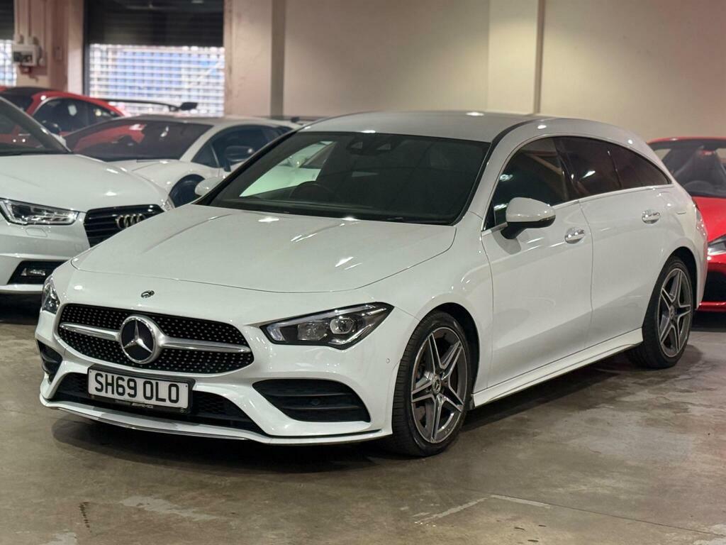 Mercedes-Benz CLA Class 2.0 Cla220d Amg Line Premium Shooting Brake 8G-d SH69OLO White #3