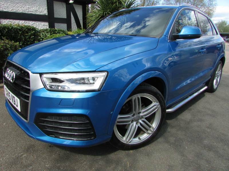 Audi Q3 2.0 Tdi Quattro S Line Plus S Tronic - 2015 1 OV15VDJ Blue #3
