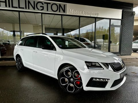 Skoda Octavia 2.0 Tsi Vrs White #4