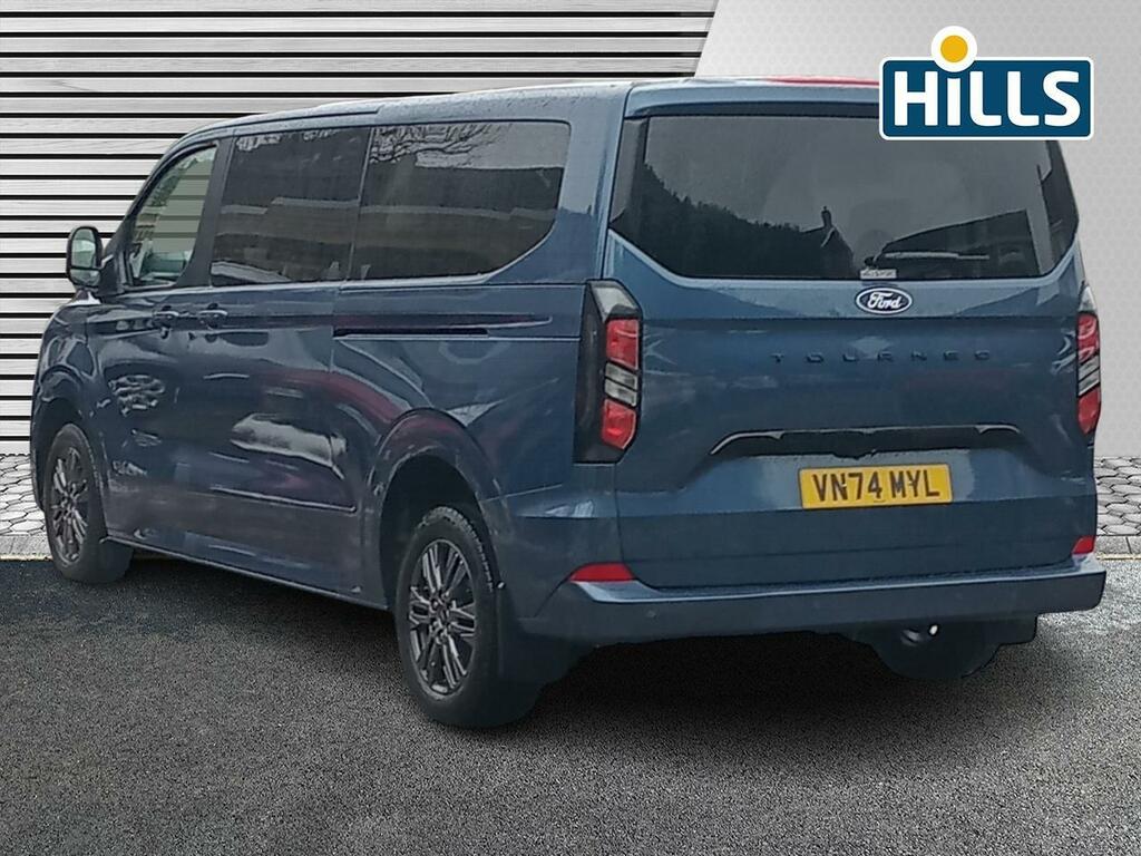 Ford Tourneo Custom 2.0 320 Ecoblue Titanium Minibus Double Cab Di VN74MYL Blue #2