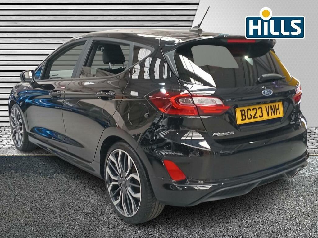 Ford Fiesta 1.0T Ecoboost St-line X Euro 6 Ss BG23VNH Black #2
