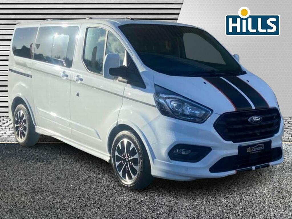 Ford Transit Custom 2.0 320 Ecoblue Sport Crew Van Double Cab Dies White
