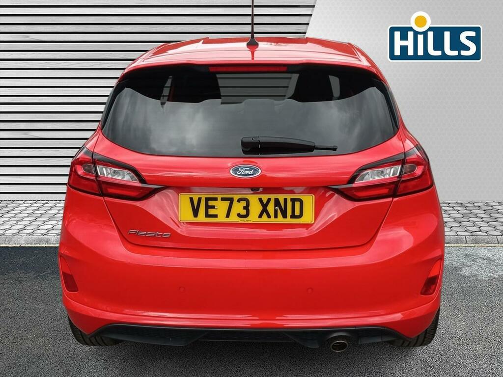Ford Fiesta 1.0T Ecoboost St-line Euro 6 Ss VE73XND Red #6