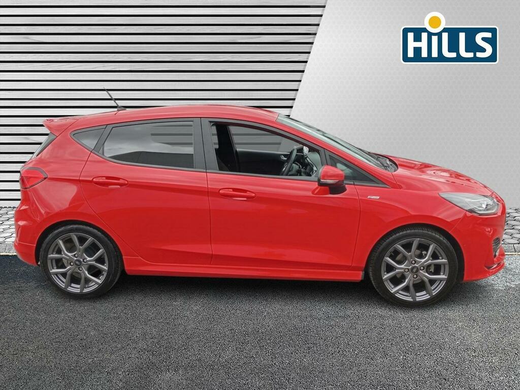 Ford Fiesta 1.0T Ecoboost St-line Euro 6 Ss VE73XND Red #3
