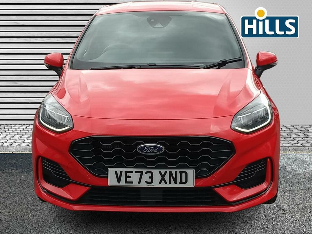 Ford Fiesta 1.0T Ecoboost St-line Euro 6 Ss VE73XND Red #4