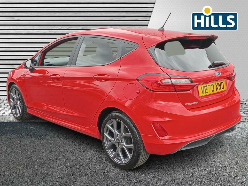 Ford Fiesta 1.0T Ecoboost St-line Euro 6 Ss VE73XND Red #2