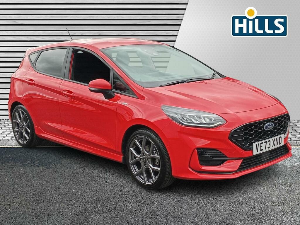 Ford Fiesta 1.0T Ecoboost St-line Euro 6 Ss Red