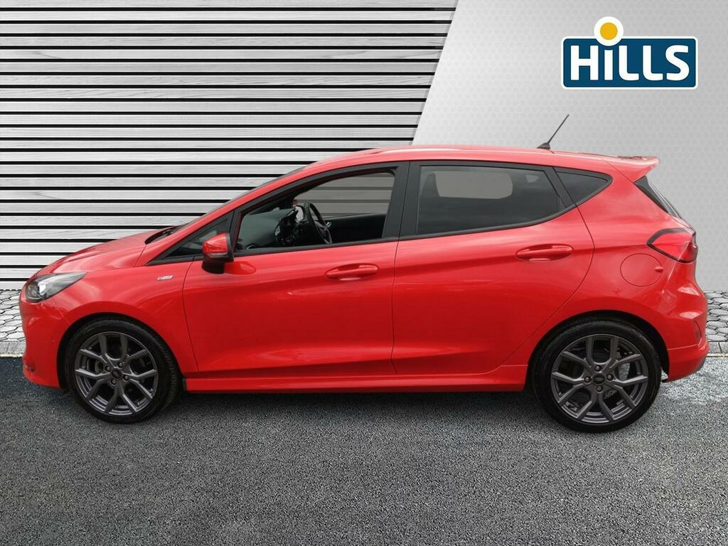 Ford Fiesta 1.0T Ecoboost St-line Euro 6 Ss VE73XND Red #5