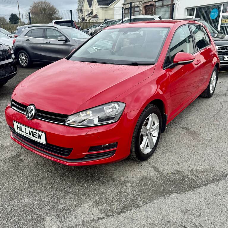 Volkswagen Golf 1.6 Tdi 110 Match Edition CVZ5645 Red #4