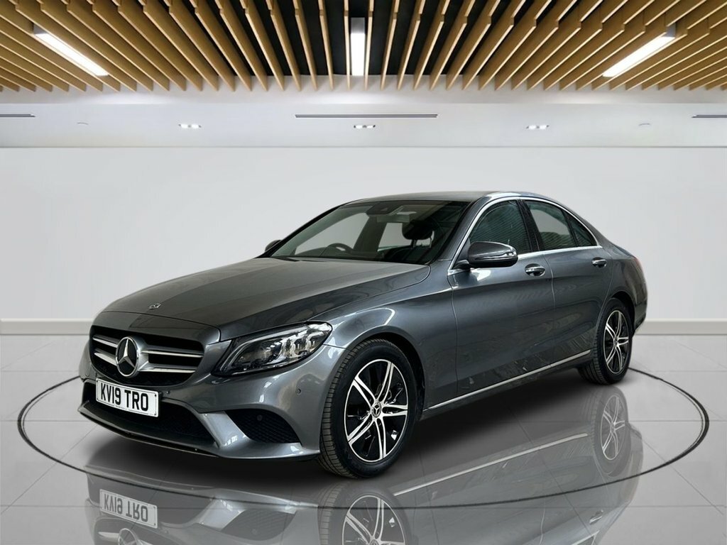 Mercedes-Benz C Class Saloon KV19TRO Grey #4