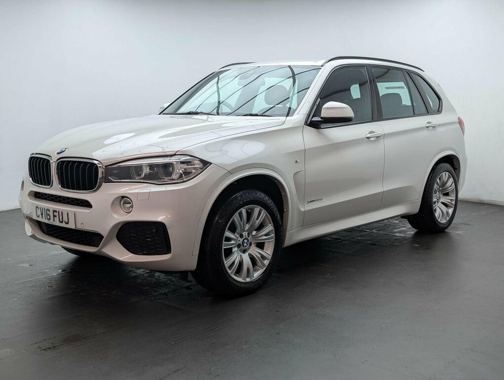 BMW X5 3L M Sport CV16FUJ White #4