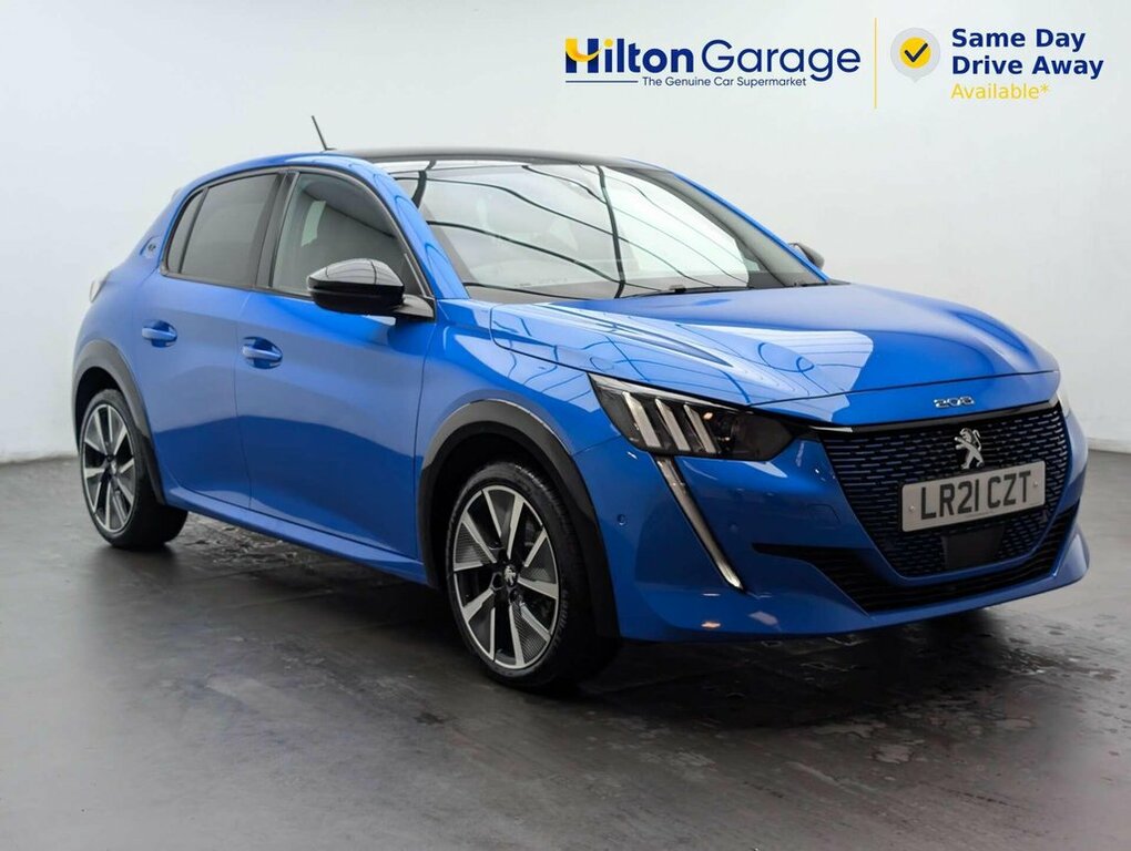 Peugeot e-208 Hatchback Blue