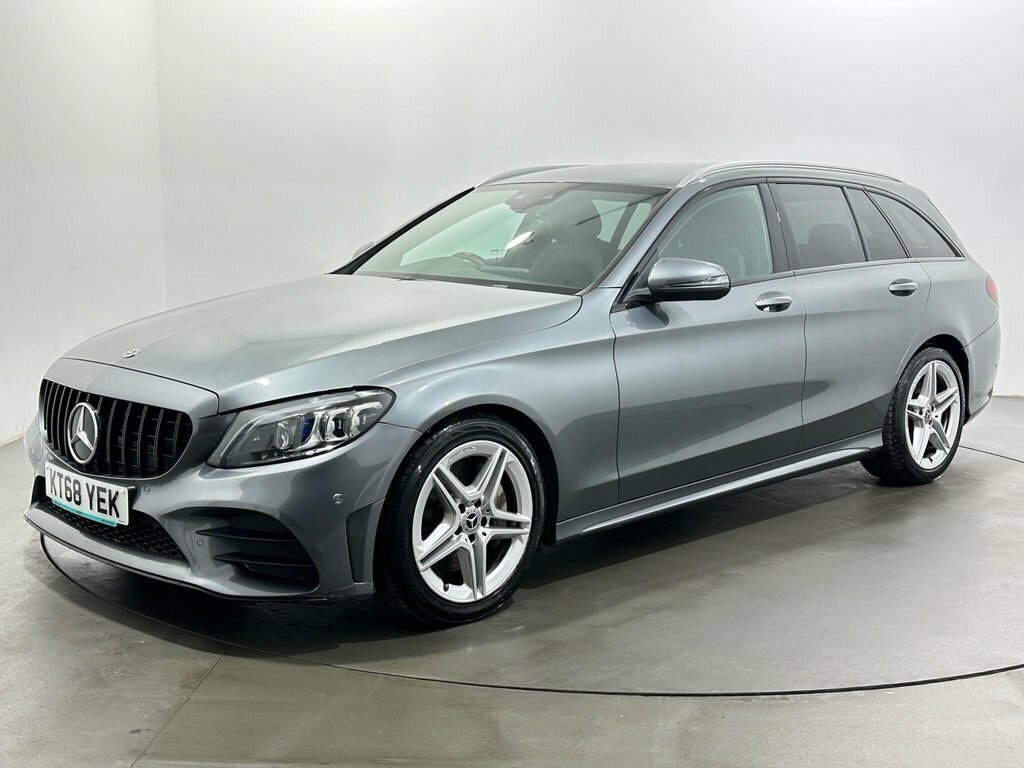 Mercedes-Benz C Class 2L Amg Line KT68YEK Grey #3