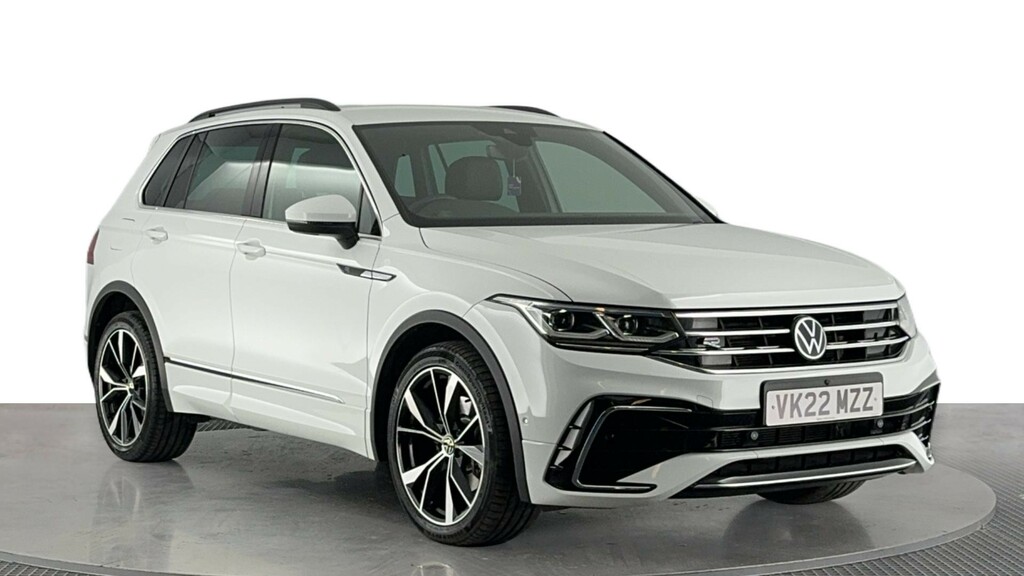 Volkswagen Tiguan 2.0 Tdi R-line Suv Dsg 4Motion Euro 6 VK22MZZ White #2