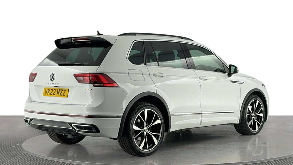 Volkswagen Tiguan 2.0 Tdi R-line Suv Dsg 4Motion Euro 6 VK22MZZ White #4