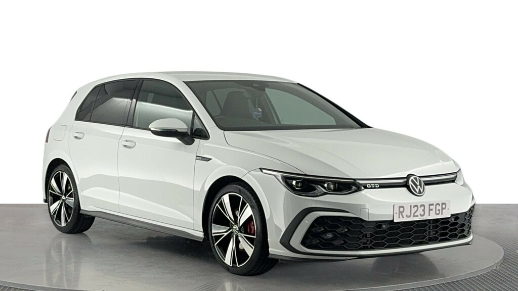Volkswagen Golf 2.0 Tdi Gtd Hatchback Dsg Euro 6 Ss RJ23FGP White #2