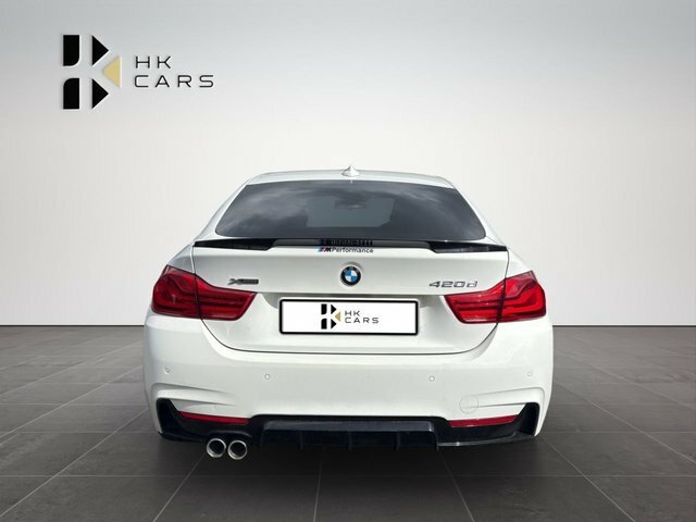 BMW 4 Series Gran Coupe 2.0 420D M Sport Hatchback Xdrive FG68BOJ White #3