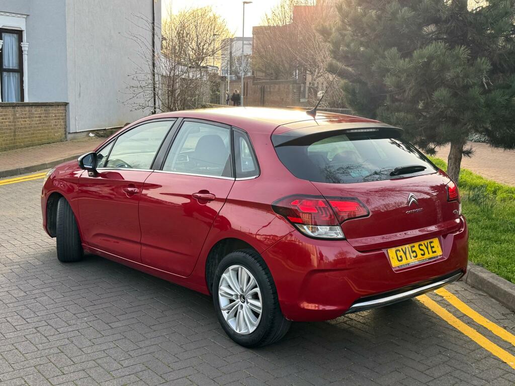 Citroen C4 1.6 Bluehdi Flair Euro 6 Red #4
