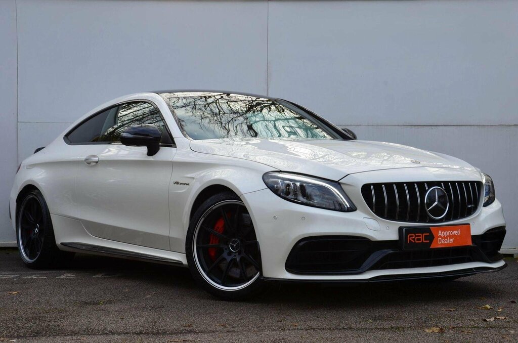 Mercedes-Benz C Class Coupe 4.0 C63 V8 Biturbo Amg S Premium Plus Spds White