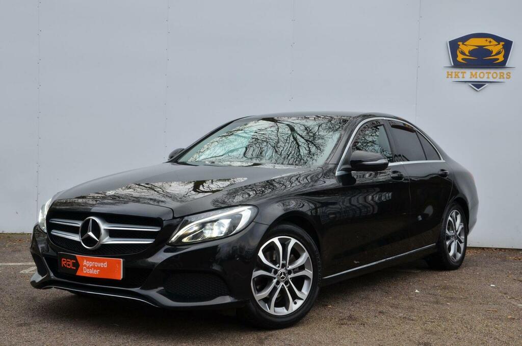 Mercedes-Benz C Class Saloon 1.6 C200d Sport G-tronic Euro 6 Ss DK18LPL Black #5