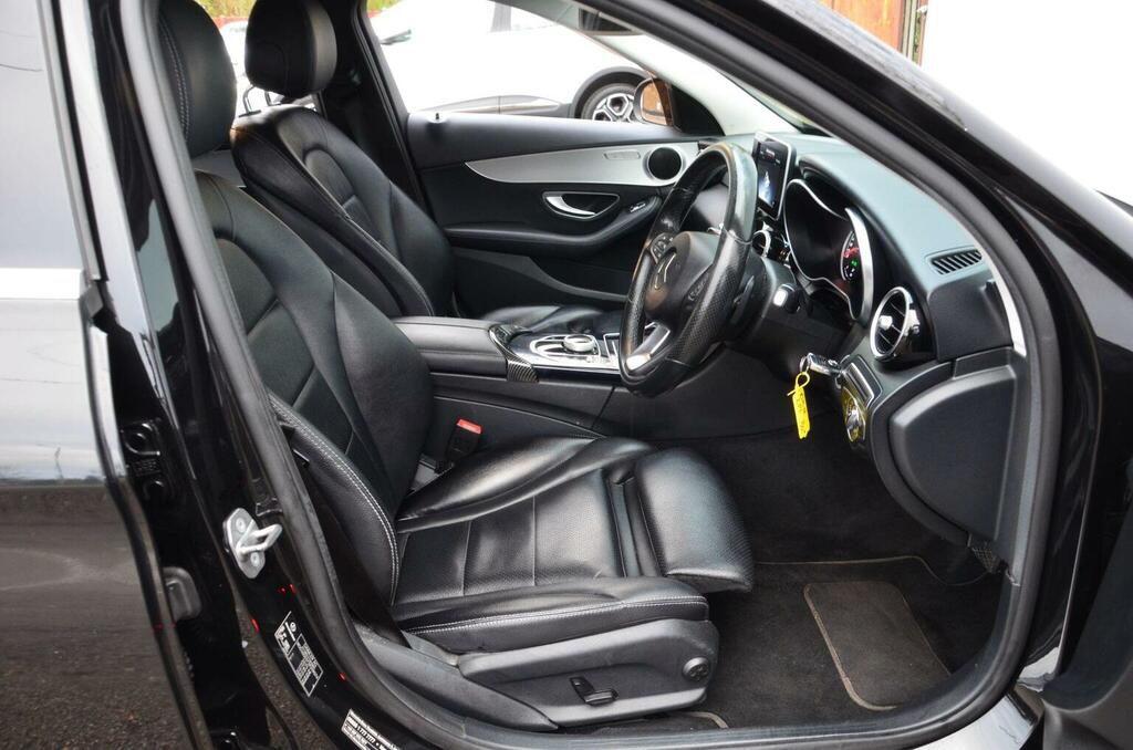 Mercedes-Benz C Class Saloon 1.6 C200d Sport G-tronic Euro 6 Ss DK18LPL Black #4