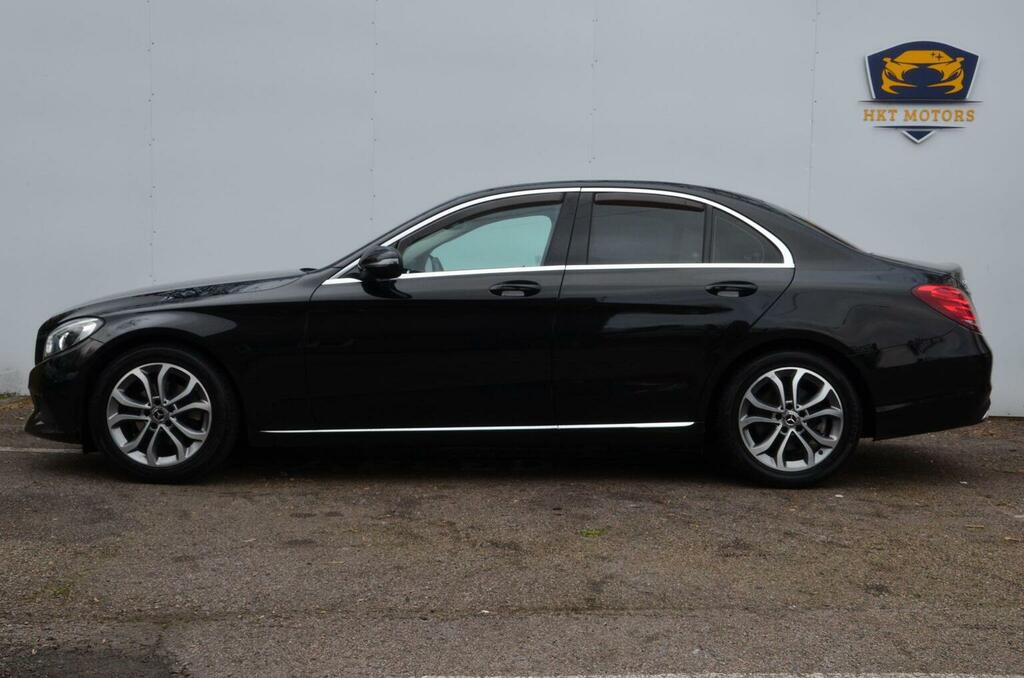 Mercedes-Benz C Class Saloon 1.6 C200d Sport G-tronic Euro 6 Ss DK18LPL Black #6