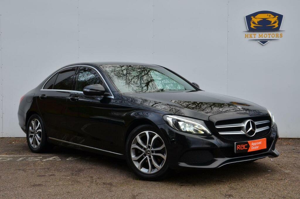 Mercedes-Benz C Class Saloon 1.6 C200d Sport G-tronic Euro 6 Ss Black