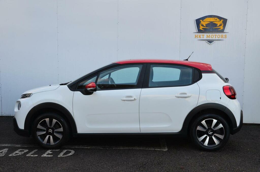 Citroen C3 Hatchback 1.2 Puretech Feel Euro 6 201717 YO17LCP White #6