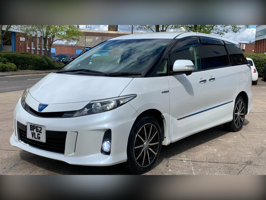 Toyota Estima Aeras G 2.4 Hybrid 7 Seats Mpv Ulez White #4