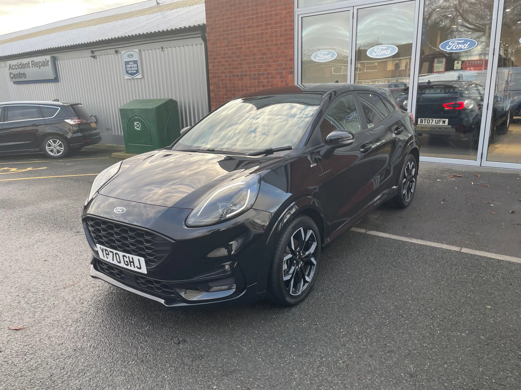 Ford Puma 1.0T Ecoboost Mhev St-line X Suv YP70GHJ Black #3