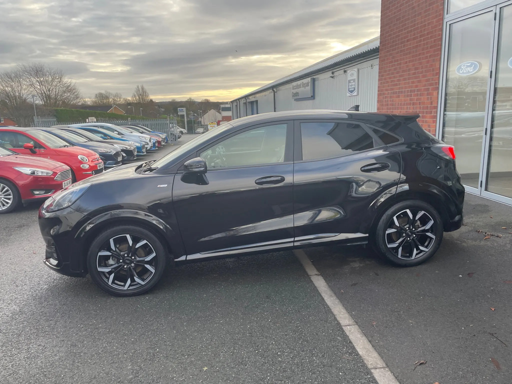Ford Puma 1.0T Ecoboost Mhev St-line X Suv YP70GHJ Black #4