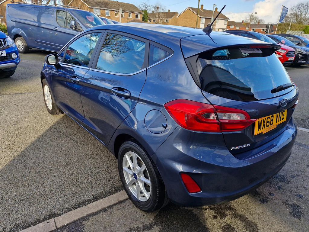 Ford Fiesta 1.1 Ti-vct Zetec Hatchback Euro MX68VNS Blue #6