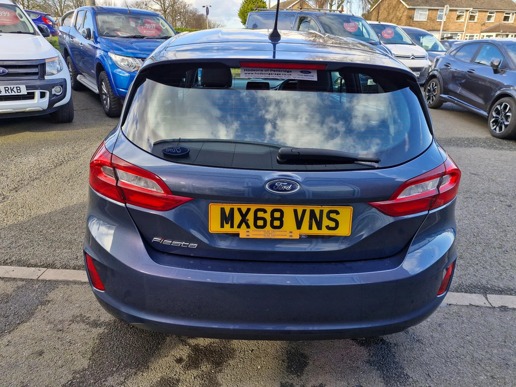 Ford Fiesta 1.1 Ti-vct Zetec Hatchback Euro MX68VNS Blue #5