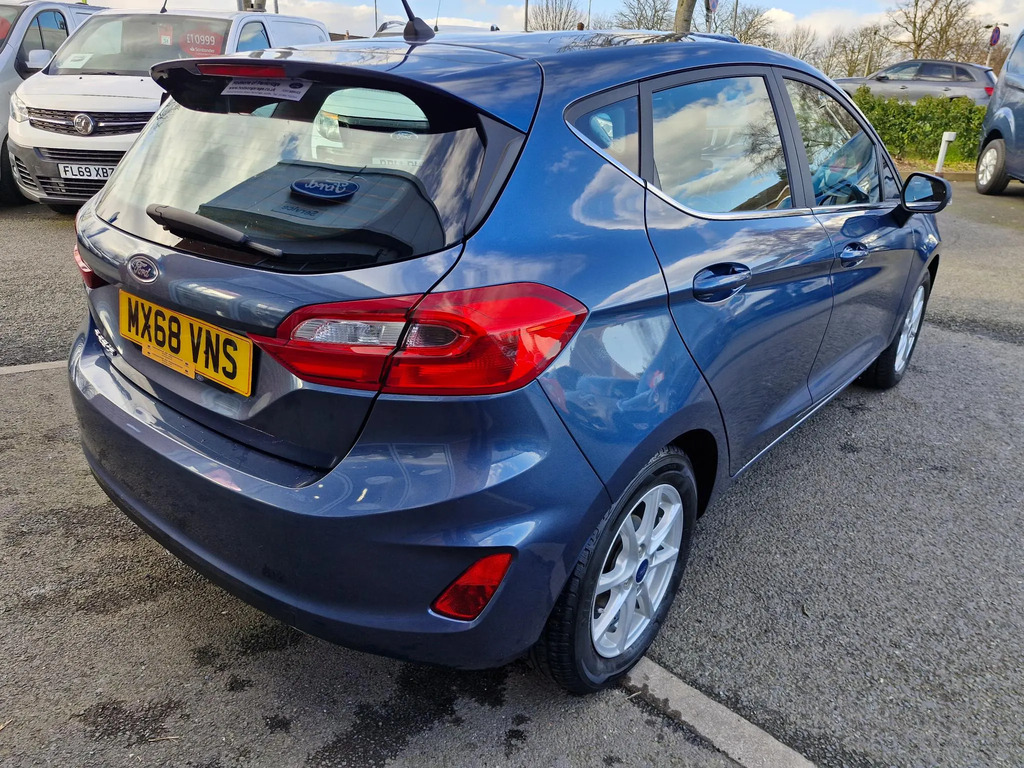 Ford Fiesta 1.1 Ti-vct Zetec Hatchback Euro MX68VNS Blue #4