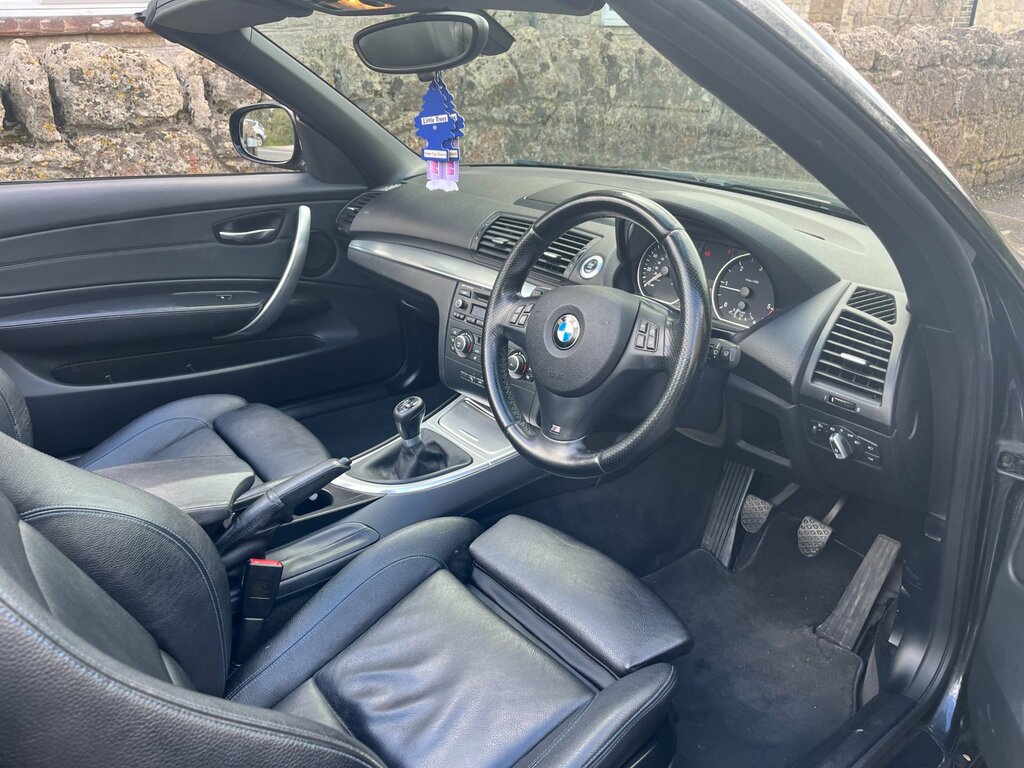 BMW 1 Series 2.0 118D Sport Plus Edition Convertible EO13LBV Black #3