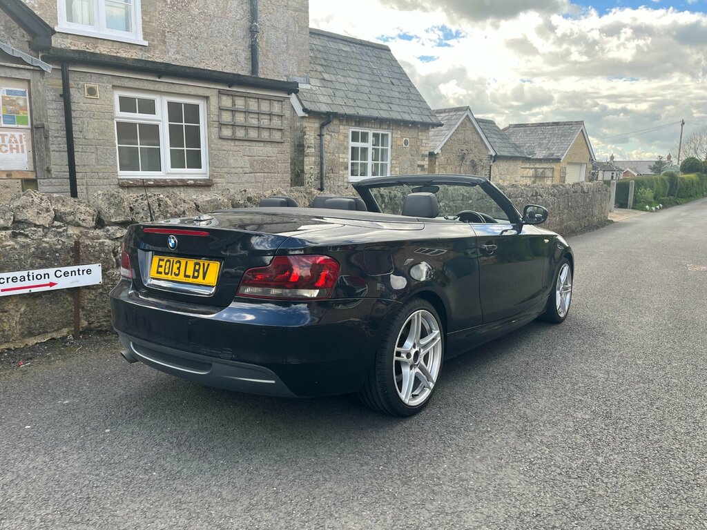 BMW 1 Series 2.0 118D Sport Plus Edition Convertible EO13LBV Black #4