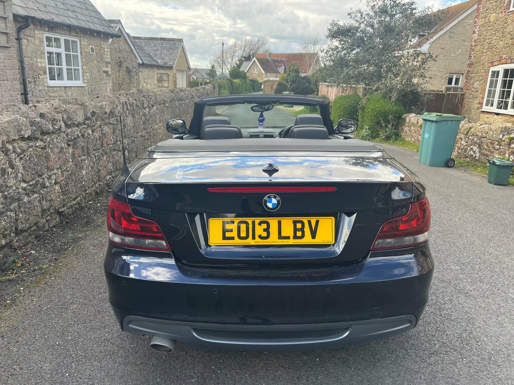 BMW 1 Series 2.0 118D Sport Plus Edition Convertible EO13LBV Black #5