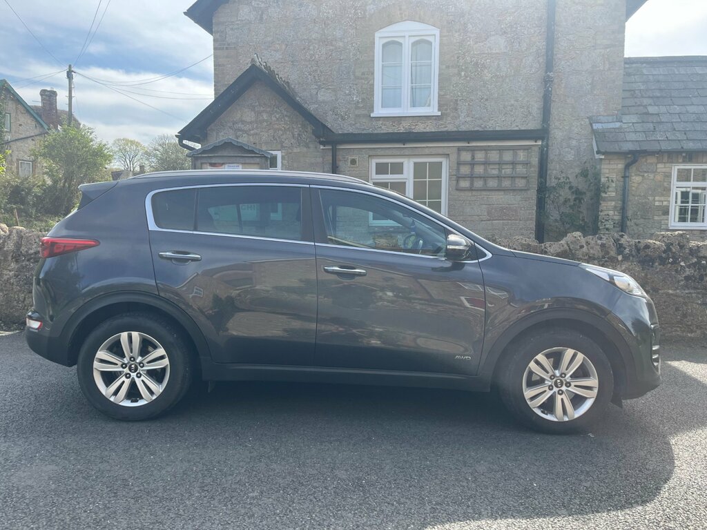Kia Sportage 2.0 Crdi Kx-2 Suv Awd Euro 6 134 WJ66XME Silver #2