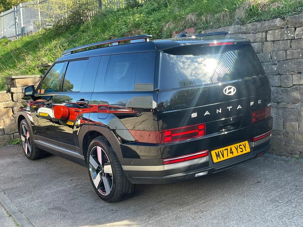 Hyundai Santa Fe 1.6 Tgdi Hybrid Ultimate 4Wd MV74YSY Black #5