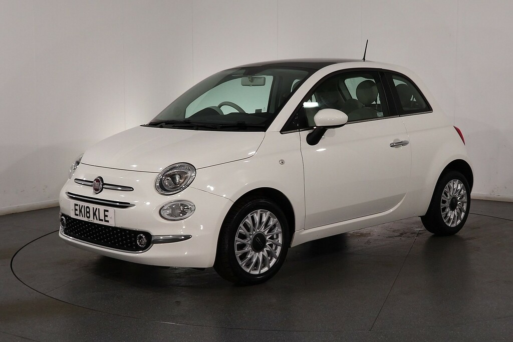 Fiat 500 Lounge White #3